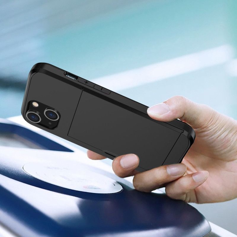 Kryty Na Mobil Na iPhone 14 Dva Držáky Na Karty Na Zip