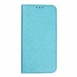 Kryty Na Mobil Na iPhone 14 Flipové Pouzdro S Texturou
