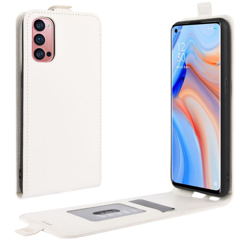 Flipové Pouzdro Na Oppo Reno 4 Pro 5G Kožené Pouzdro Vertikální Umělá Kůže