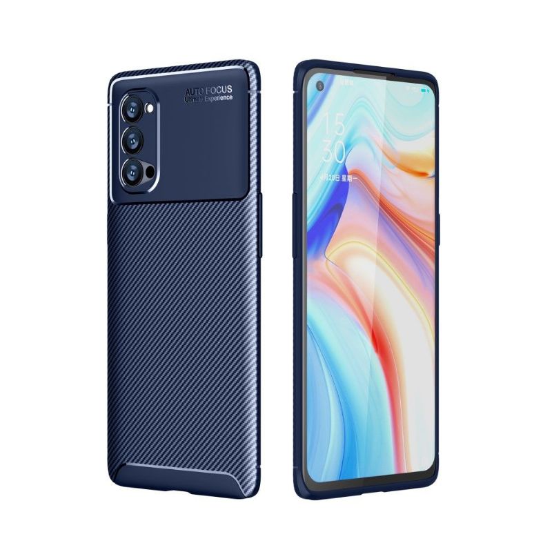 Kryty Na Mobil Na Oppo Reno 4 Pro 5G Efekt Uhlíkových Vláken