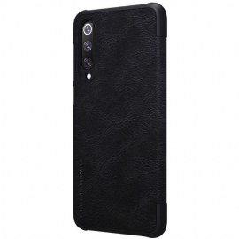 Flipové Pouzdro Na Xiaomi Mi 9 SE Kožený Potah Nillkin Qin - Černý
