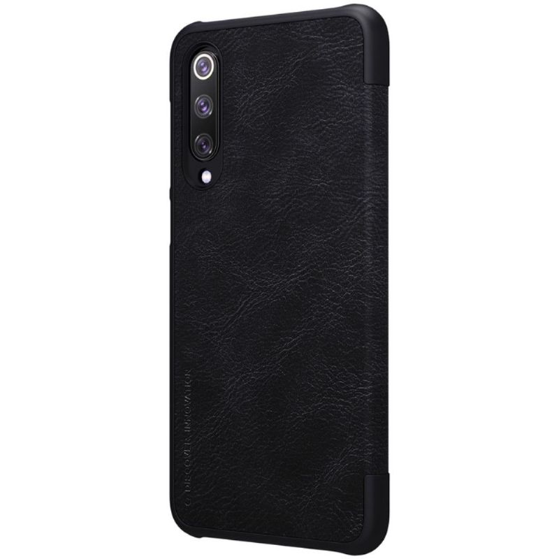 Flipové Pouzdro Na Xiaomi Mi 9 SE Kožený Potah Nillkin Qin - Černý