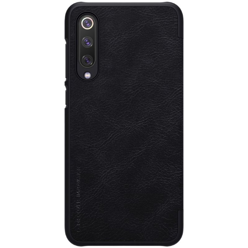 Flipové Pouzdro Na Xiaomi Mi 9 SE Kožený Potah Nillkin Qin - Černý
