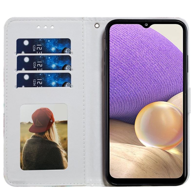 Flipové Pouzdro Na Samsung Galaxy A32 5G Barevný Lapač Snů