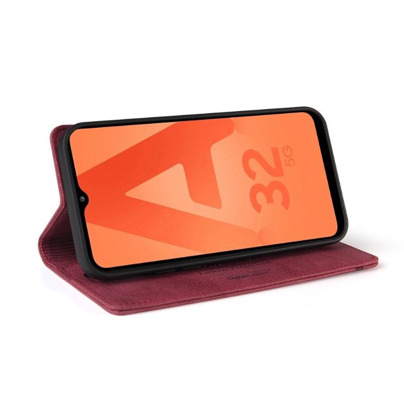 Flipové Pouzdro Na Samsung Galaxy A32 5G Gq.utrobe Faux Leather Retro
