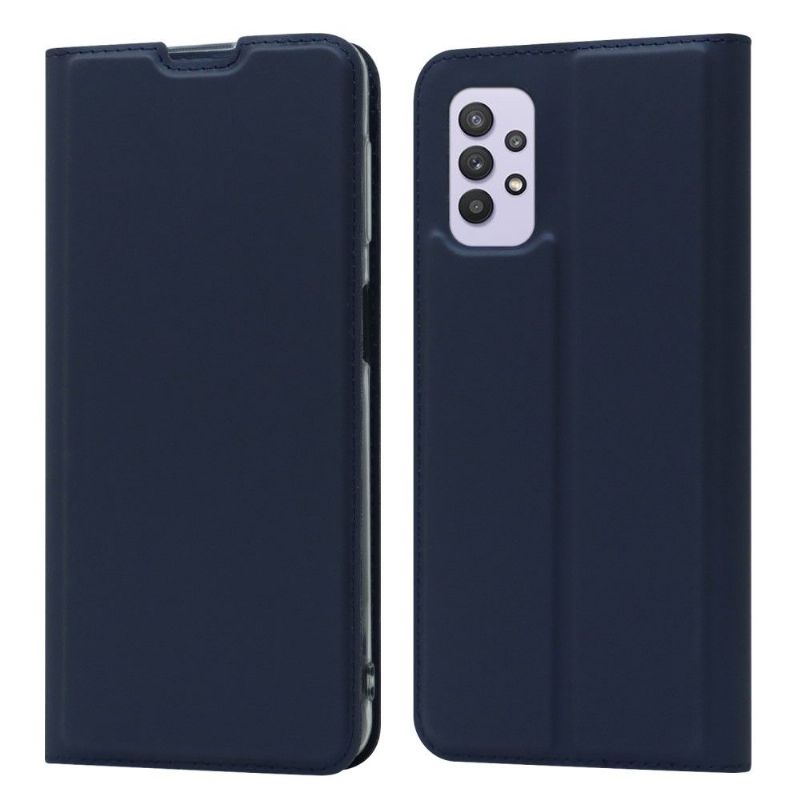 Flipové Pouzdro Na Samsung Galaxy A32 5G Obchodní Imitace Kůže
