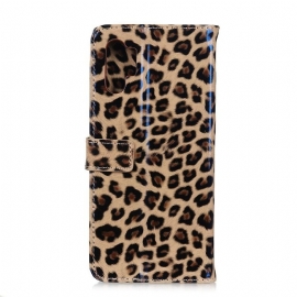 Flipové Pouzdro Na Samsung Galaxy A32 5G Styl Leoparda Z Umělé Kůže