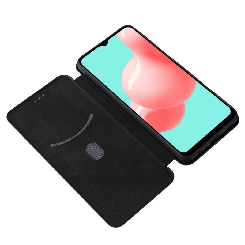 Flipové Pouzdro Na Samsung Galaxy A32 5G Umělá Kůže Ve Stylu Uhlíkových Vláken