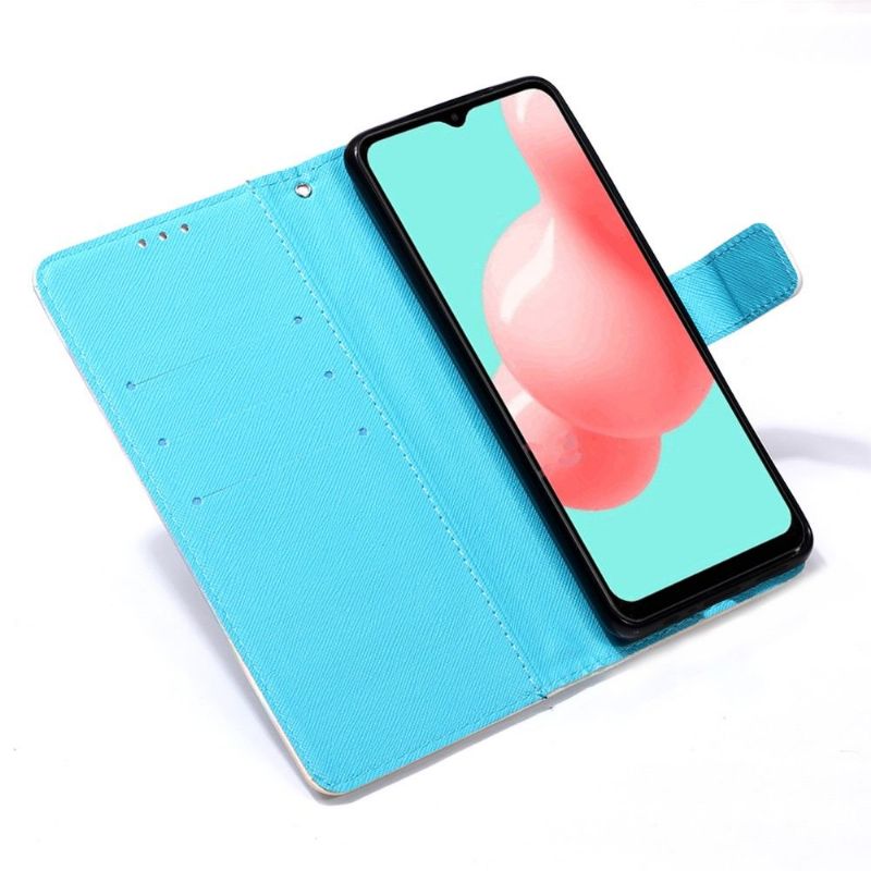 Flipové Pouzdro Na Samsung Galaxy A32 5G Vzor Calavera
