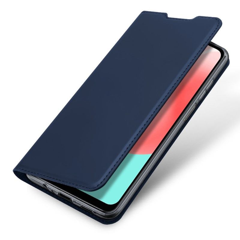 Kožené Pouzdro Na Samsung Galaxy A32 5G Obchodní Saténový Efekt