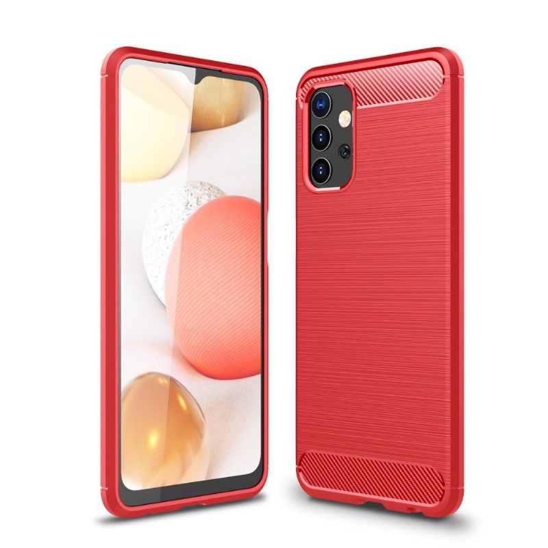 Kryt Na Samsung Galaxy A32 5G Flexibilní Kartáčovaný Efekt