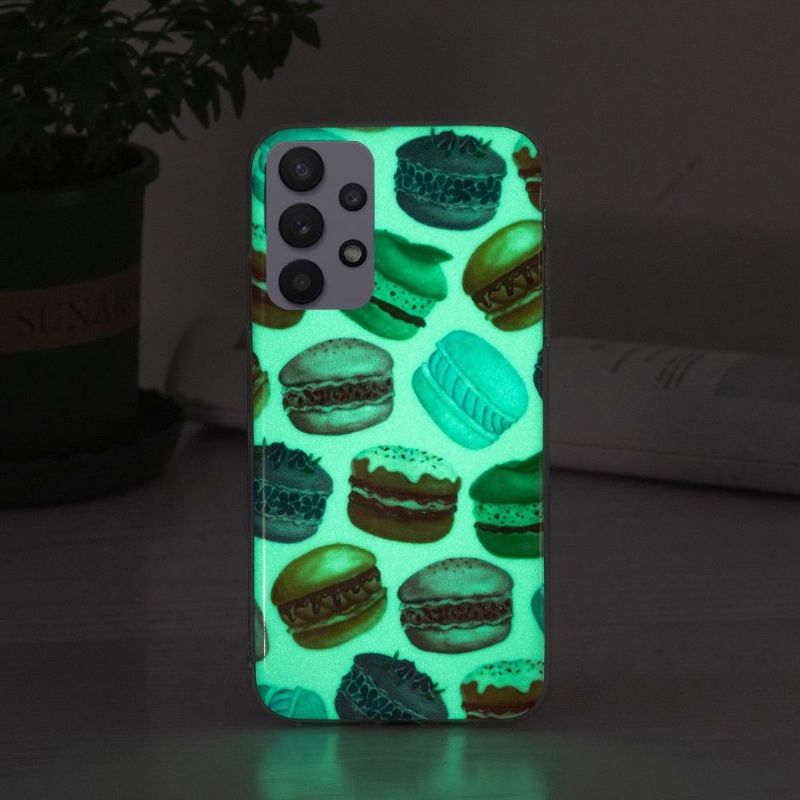 Kryt Na Samsung Galaxy A32 5G Fluorescenční Makronky