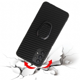 Kryt Na Samsung Galaxy A32 5G Kroužek Z Uhlíkových Vláken