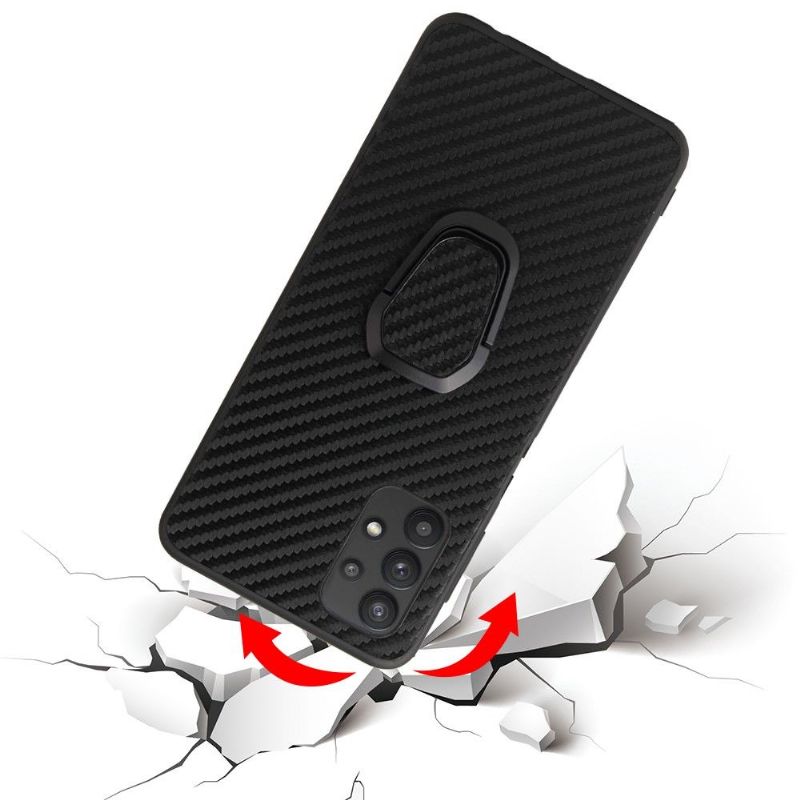 Kryt Na Samsung Galaxy A32 5G Kroužek Z Uhlíkových Vláken