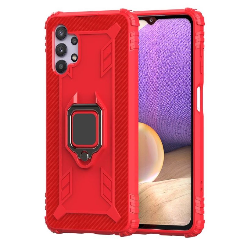 Kryt Na Samsung Galaxy A32 5G Uhlíkový Kroužek
