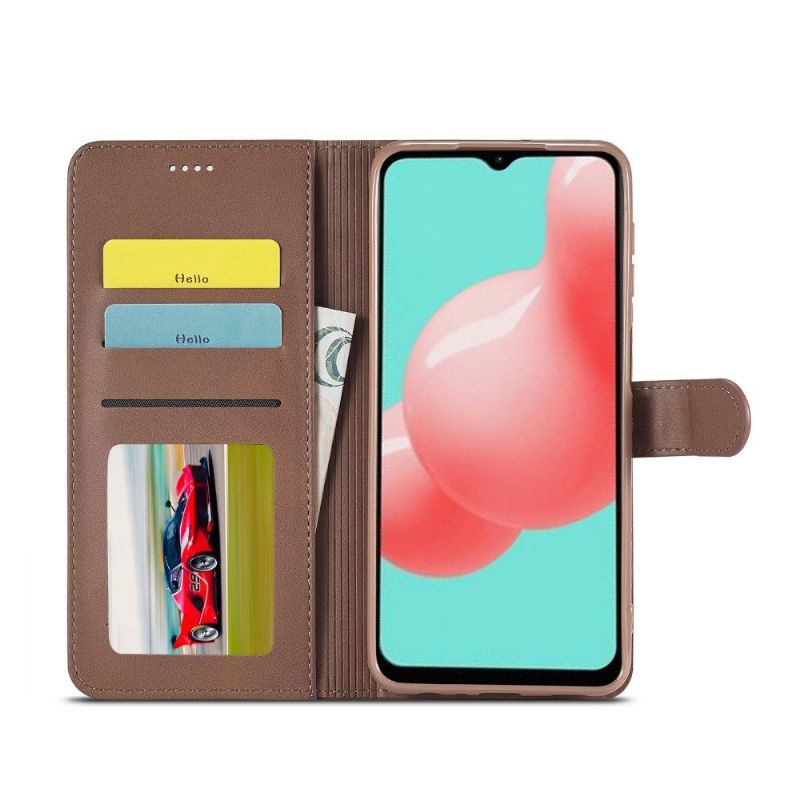 Pouzdra Na Samsung Galaxy A32 5G Flipové Pouzdro Kožený Efekt Lc.imeeke