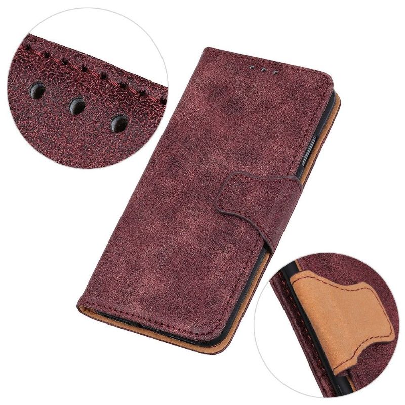 Flipové Pouzdro Na Huawei Mate 30 Lite Edouard Ve Vintage Umělé Kůži