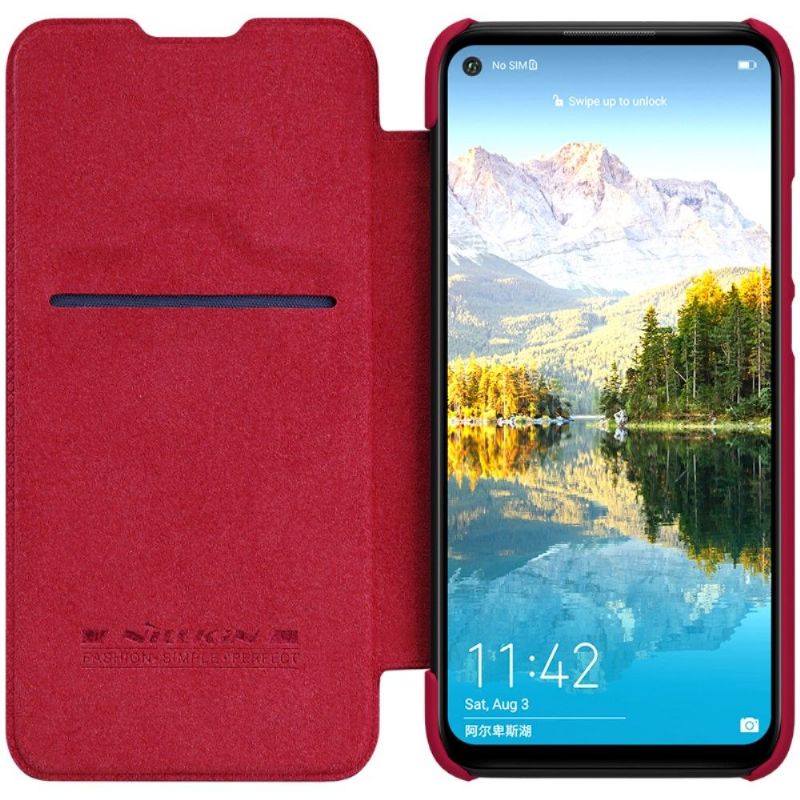 Kožené Pouzdro Na Huawei Mate 30 Lite Umělá Kůže Nillkin Qin