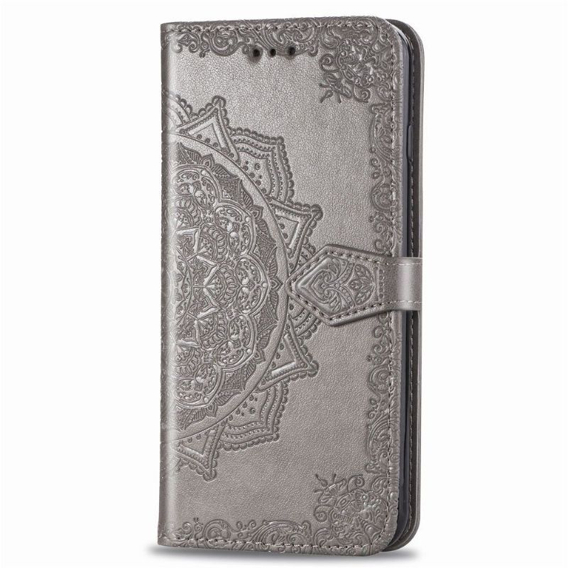 Kožené Pouzdro Na Honor 9X Držák Mandala Sun Card