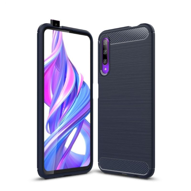 Kryt Na Honor 9X Kartáčovaný Uhlík
