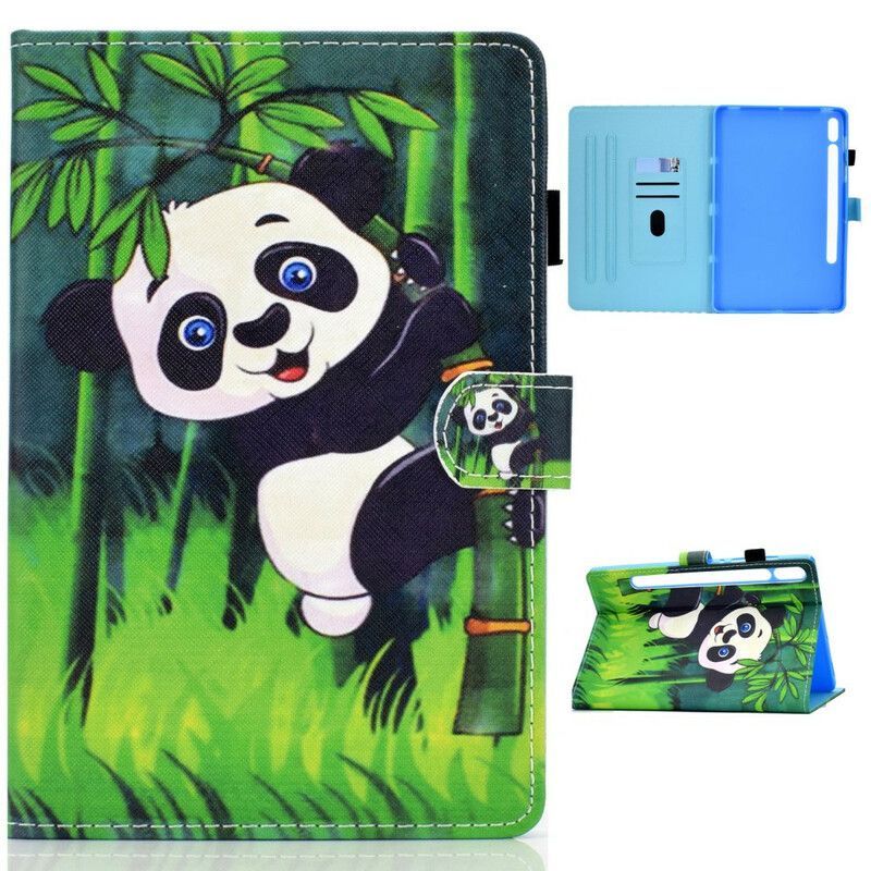 Flipové Pouzdro Na Samsung Galaxy Tab S8 / Tab S7 Panda