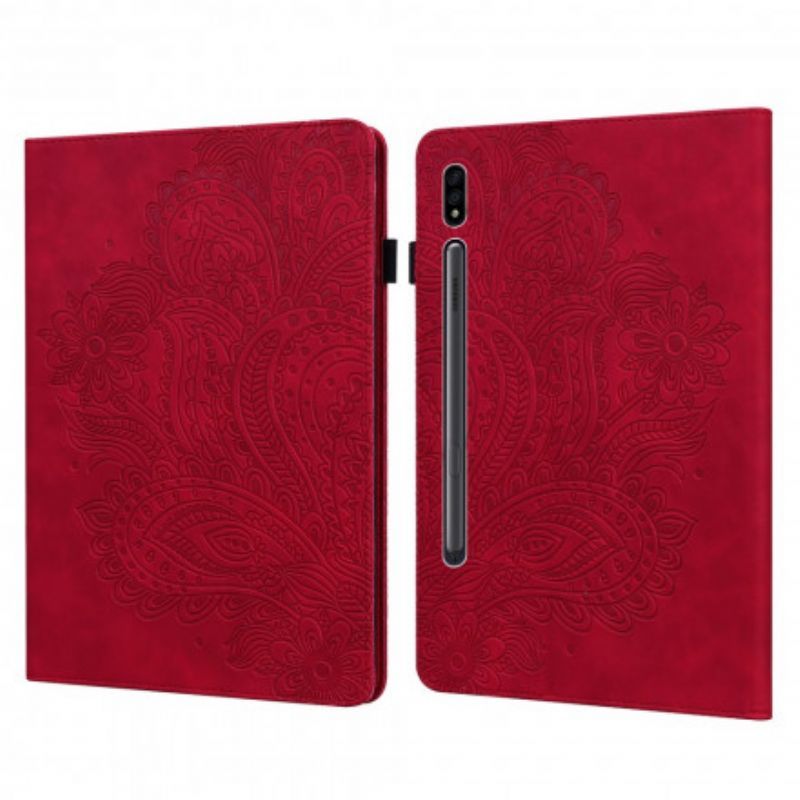 Pouzdra Na Samsung Galaxy Tab S8 / Tab S7 Květinový Potisk
