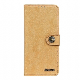 Flipové Pouzdro Na Samsung Galaxy M12 / A12 Khazneh Retro Dělená Umělá Kůže