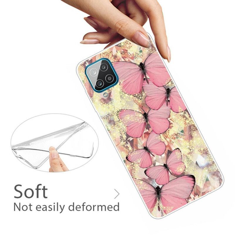 Kryt Na Samsung Galaxy M12 / A12 Královští Motýli