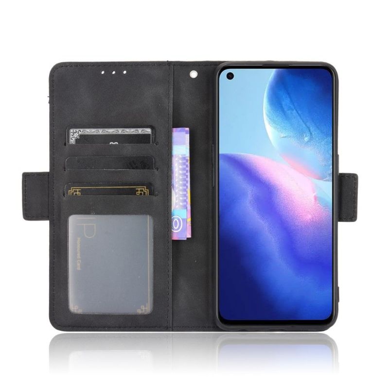 Flipové Pouzdro Na Oppo Find X3 Lite Premium S Držitelem Karty