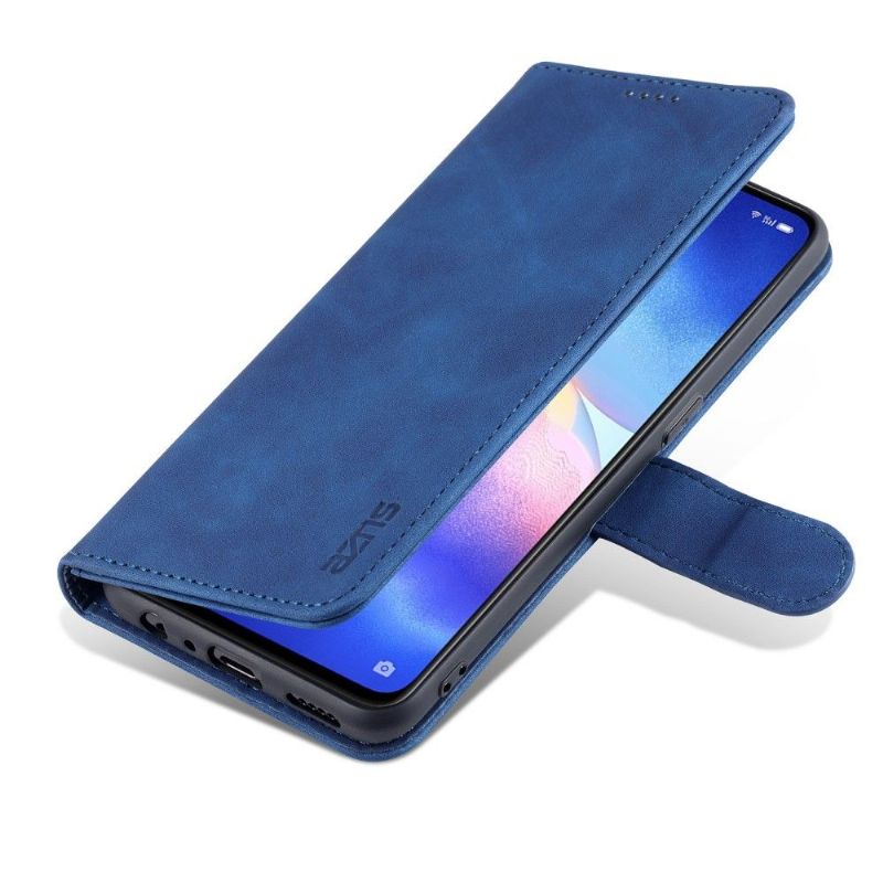 Flipové Pouzdro Pouzdra Na Oppo Find X3 Lite Kožené Pouzdro Držák Karty Azns Folio Case