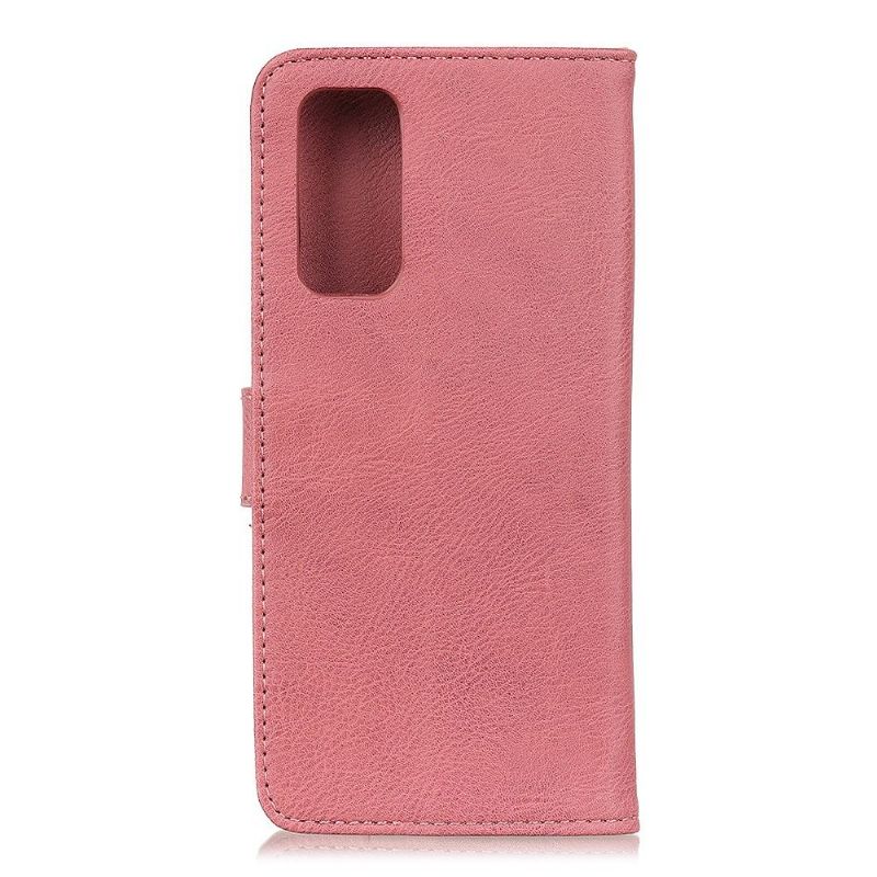 Kožené Pouzdro Na Oppo Find X3 Lite Držák Karet S Koženými Efekty Khazneh