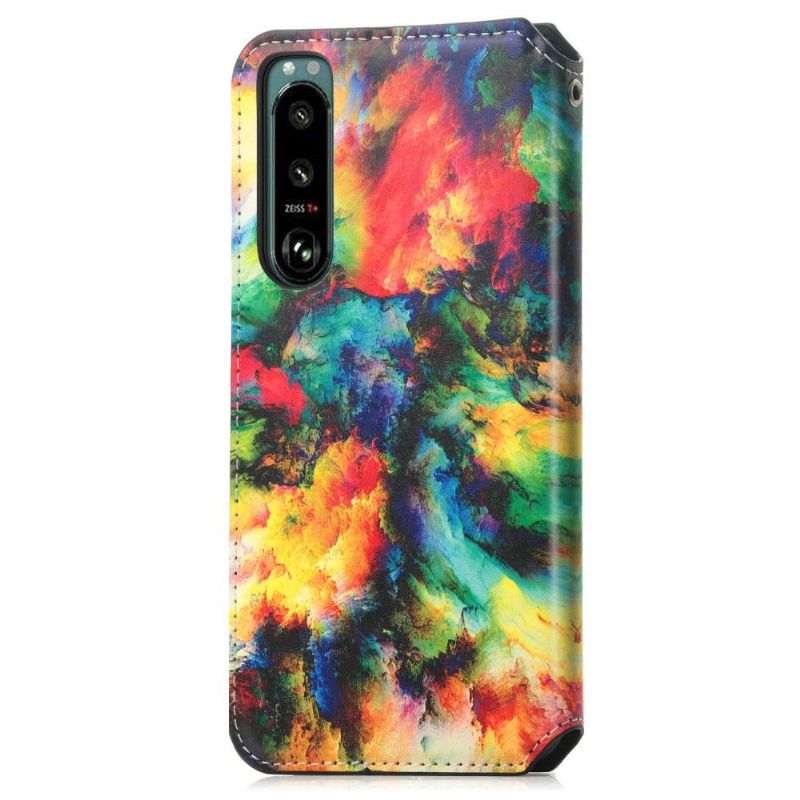 Flipové Pouzdro Na Sony Xperia 5 III Duhový Oblak
