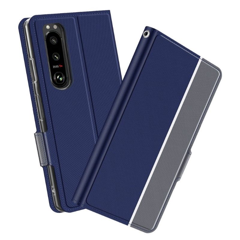 Kožené Pouzdro Na Sony Xperia 5 III Kůže Ve Stylu Victoria