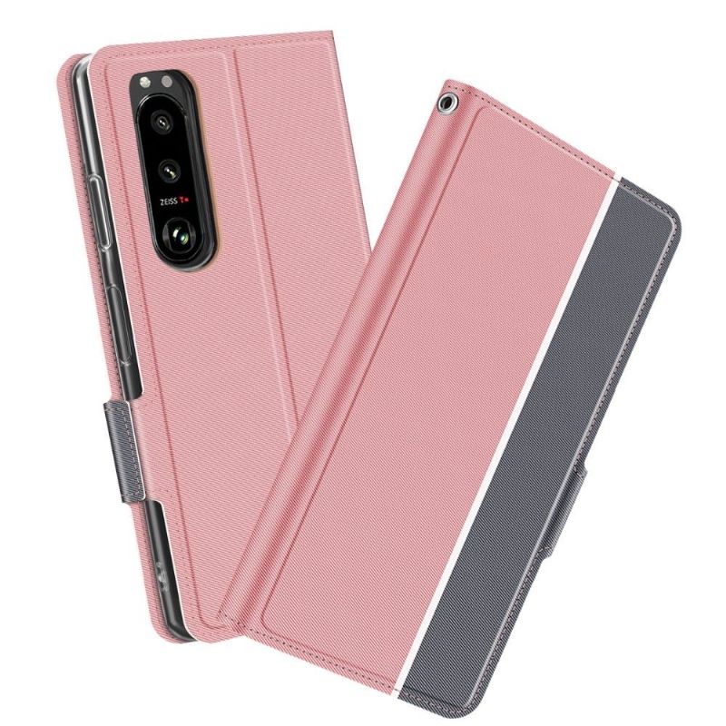 Kožené Pouzdro Na Sony Xperia 5 III Kůže Ve Stylu Victoria
