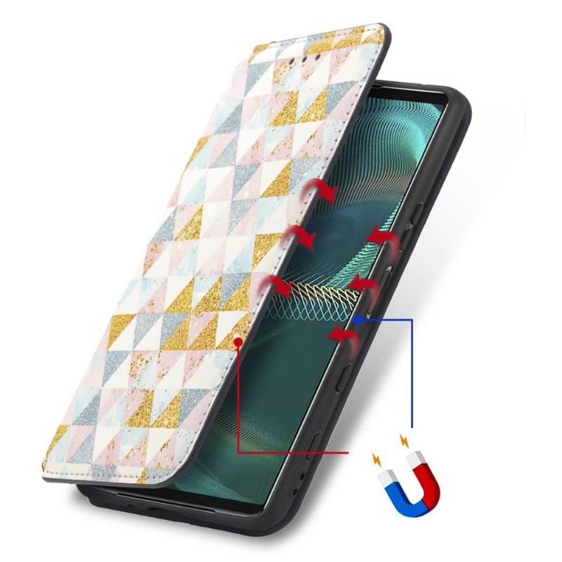 Kožené Pouzdro Na Sony Xperia 5 III Severský Styl