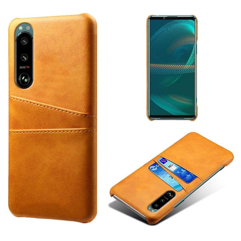 Kryt Na Sony Xperia 5 III Držák Karet S Efektem Melody Leather