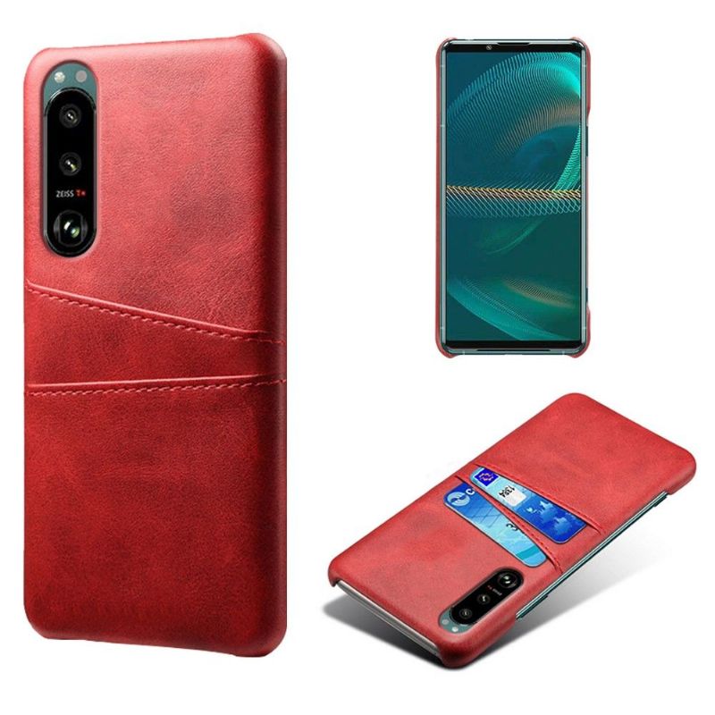 Kryt Na Sony Xperia 5 III Držák Karet S Efektem Melody Leather