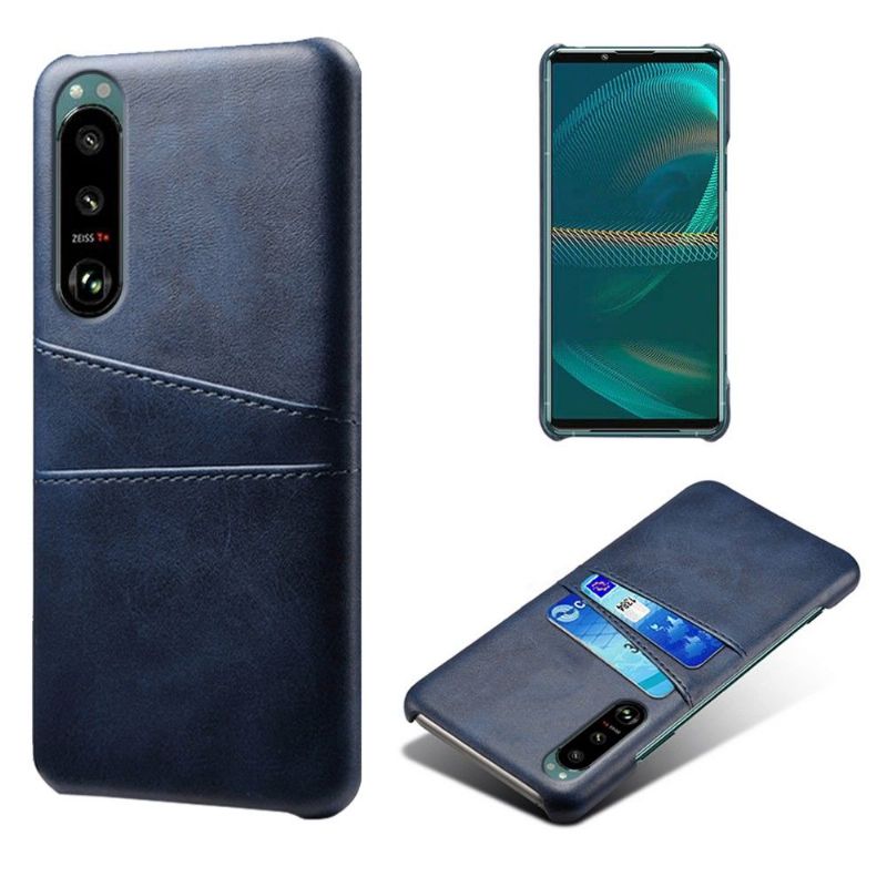 Kryt Na Sony Xperia 5 III Držák Karet S Efektem Melody Leather