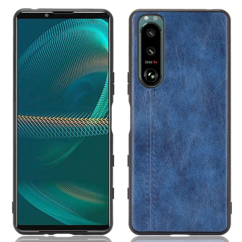 Kryt Na Sony Xperia 5 III Kožený Efekt