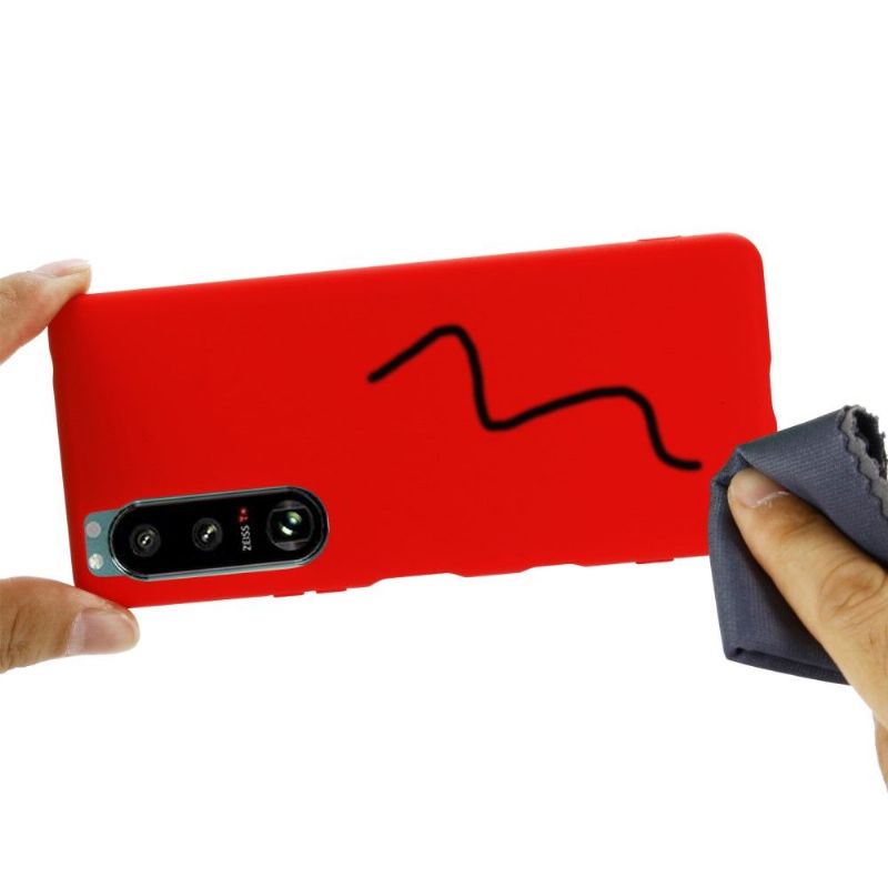 Kryt Na Sony Xperia 5 III Puro Silikonová Kapalina