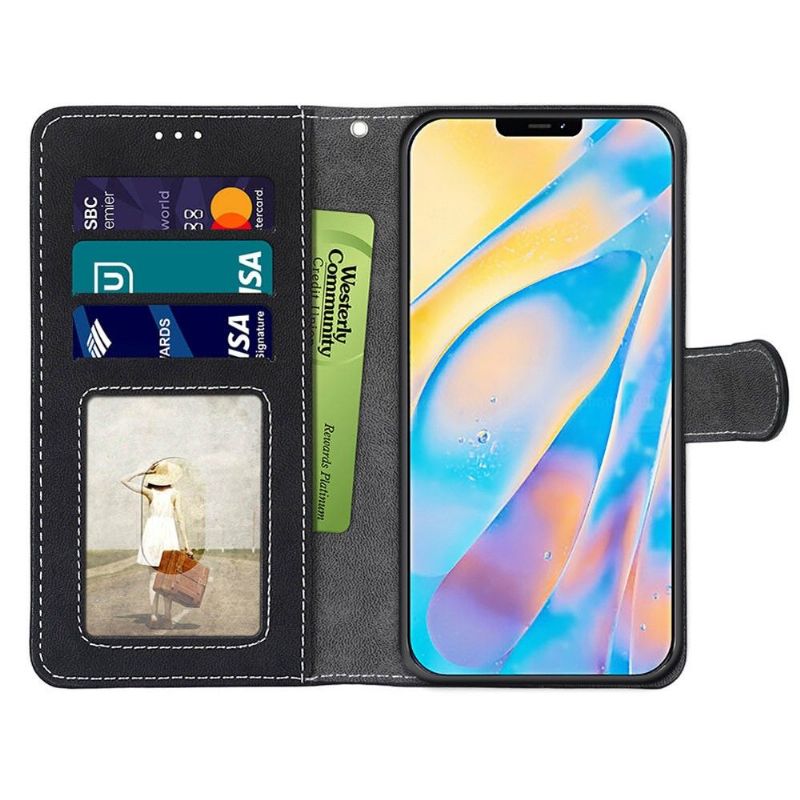 Flipové Pouzdro Na iPhone 12 / 12 Pro Becky Retro