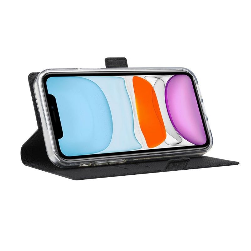 Flipové Pouzdro Na iPhone 12 / 12 Pro Distanční Podložky V2 Podpůrná Funkce