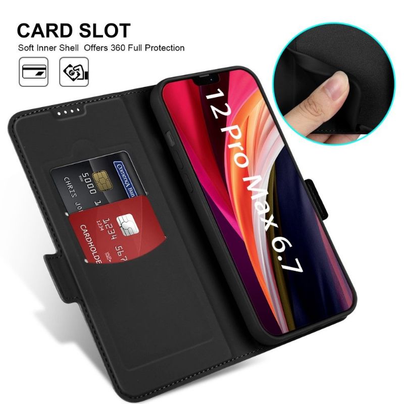 Flipové Pouzdro Na iPhone 12 / 12 Pro Jednoduché Podnikání