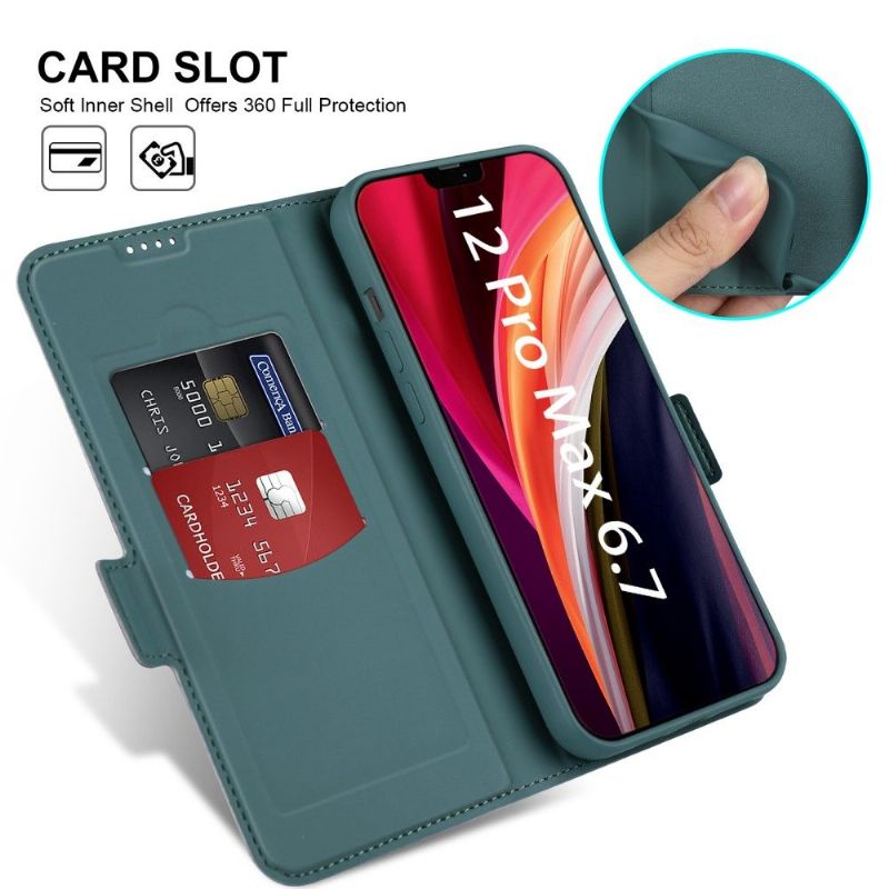 Flipové Pouzdro Na iPhone 12 / 12 Pro Jednoduché Podnikání