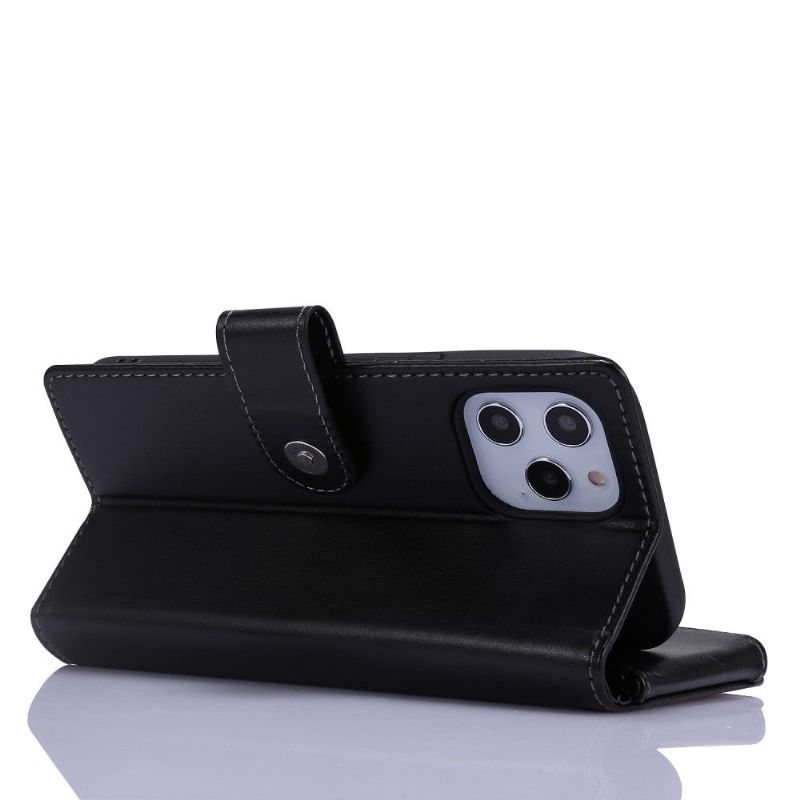 Flipové Pouzdro Na iPhone 12 / 12 Pro Kožené Pouzdro Prémiový Kryt Folia