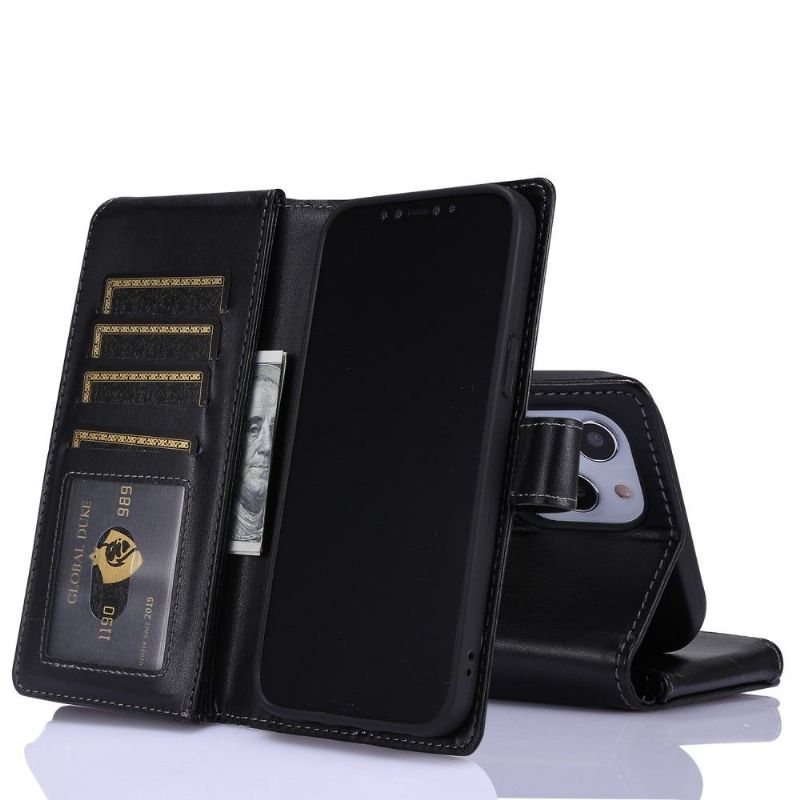 Flipové Pouzdro Na iPhone 12 / 12 Pro Kožené Pouzdro Prémiový Kryt Folia