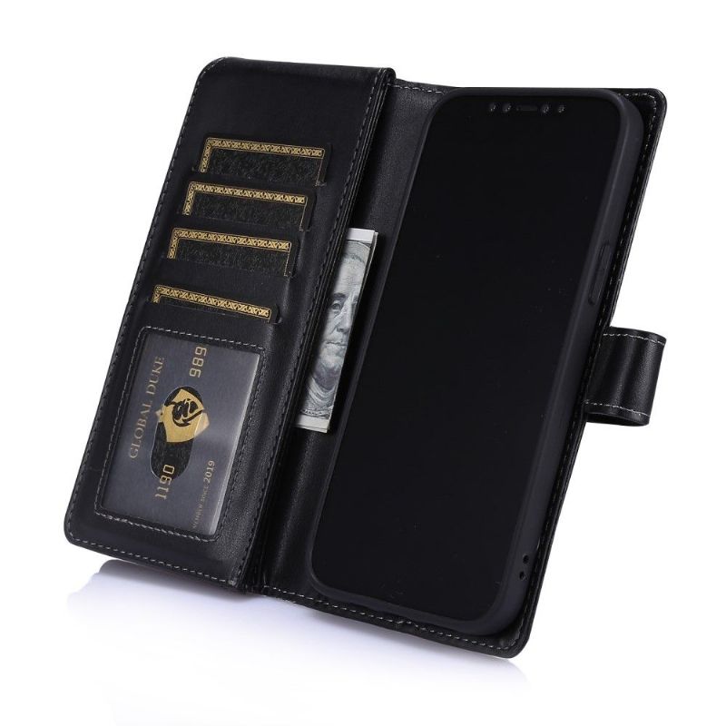 Flipové Pouzdro Na iPhone 12 / 12 Pro Kožené Pouzdro Prémiový Kryt Folia