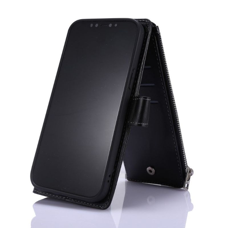 Flipové Pouzdro Na iPhone 12 / 12 Pro Kožené Pouzdro Prémiový Kryt Folia