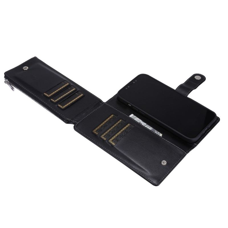 Flipové Pouzdro Na iPhone 12 / 12 Pro Kožené Pouzdro Prémiový Kryt Folia