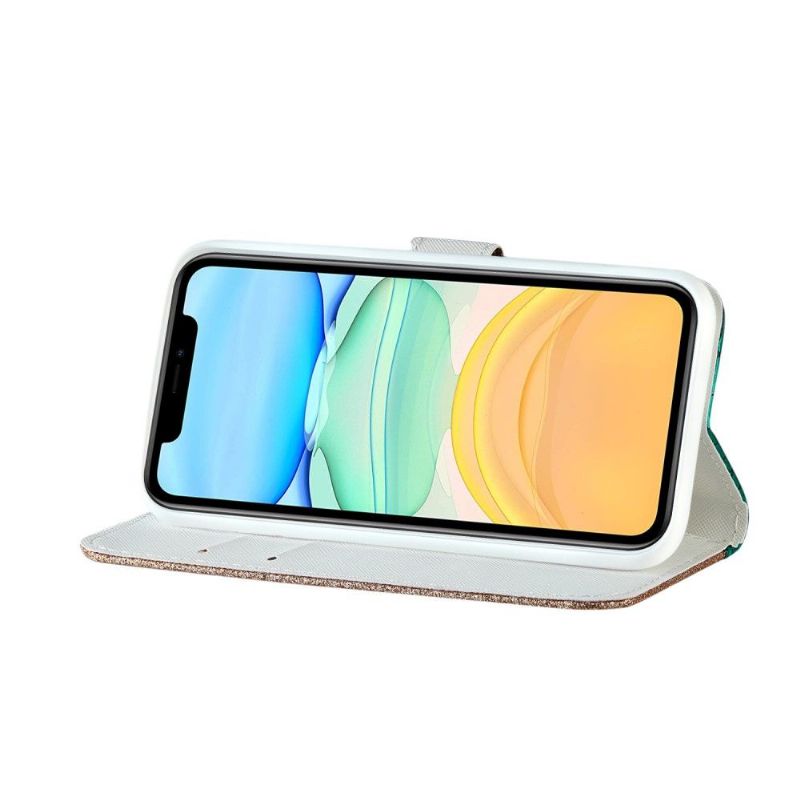 Flipové Pouzdro Na iPhone 12 / 12 Pro Luxusní Croc Efekt